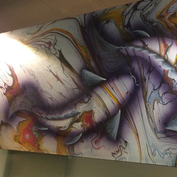 Koi oil Painting - Picture 1 of 4